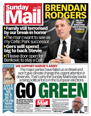 Sunday Mail endorses Scottish Greens