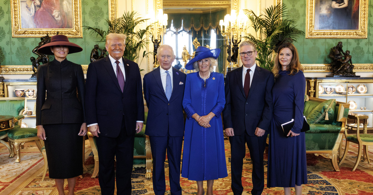Keir Starmer and Royal Family meets US President Donald Trump